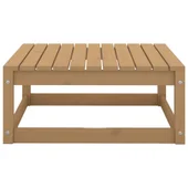 Градински комплект 2 части с възглавници меденокафяв бор масив - Thumbnail 5