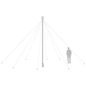 Коледна елха водопад за закрито и открито 800 LED 5 м - Thumbnail 7