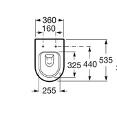 Тоалетна чиния окачена nexo roca 346640000 - Thumbnail 4
