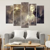 Ангел и часовник - картина пано за стена - Thumbnail 3