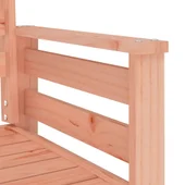 Градинска пейка с маса, 2-местна, масивна дугласка дървесина - VL825161 - Thumbnail 6