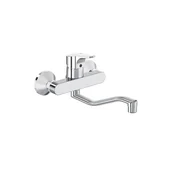 Кухненски стенен смесител с S-образен тръбен чучур SevaNext VIDIMA - Thumbnail 1