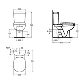 Моноблок с задно оттичане Connect Classic Cube VIDIMA - Thumbnail 2