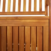 Пейка за съхранение, 170 см, акация масив - VL316744 - Thumbnail 7