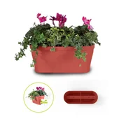 Саксия-сандък за балкон Монако 58х26х24см керамика - Thumbnail 2