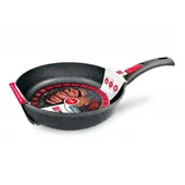 Тиган с незалепващо покритие ø24 см черен гранит НЕВА МЕТАЛЛ ПОСУДА - Thumbnail 1