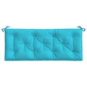 Възглавница за градинска пейка тюркоаз 120x50x7 см текстил - VL361601 - Thumbnail 4