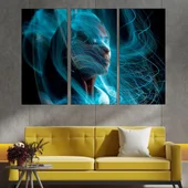 Женско лице - абстракция - картина пано за стена - Thumbnail 2