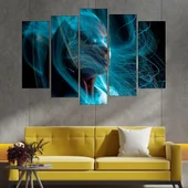 Женско лице - абстракция - картина пано за стена - Thumbnail 3