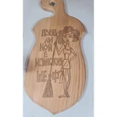 Дъска за рязане с надпис 36x20 см - Thumbnail 4