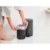 Кошче за баня 3 л NewIcon Confident Grey BRABANTIA - Thumbnail 7