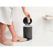 Кошче за баня 3 л NewIcon Confident Grey BRABANTIA - Thumbnail 8