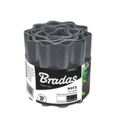 Ограничителна лента за трева 9 м x 15 см сива BRADAS - Thumbnail 1