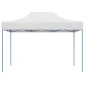Професионална сгъваема парти шатра  бяла 280x410x315 см - Thumbnail 3
