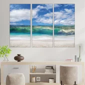 Красива морска вълна  - картина пано за стена - Thumbnail 2