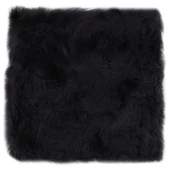 Подложки за столове 2 бр тъмносиви 40x40 см истинска овча кожа - VL283888 - Thumbnail 2