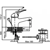 Смесител за баня Хилда ICF 1547265 INTER CERAMIC - Thumbnail 3