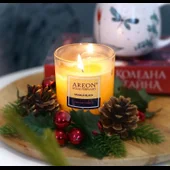 Ароматна свещ Черна ванилия 120 гр AREON - Thumbnail 5