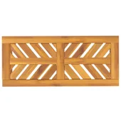 Градинска пейка, 80 cм, масив акациево дърво - VL362236 - Thumbnail 5