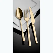 Комплект прибори 24 части злато Cubuk HIRA - Thumbnail 2