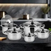 Комплект тенджери 18/20/22/24/26 см 5 бр. ROSBERG - Thumbnail 2