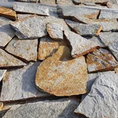 Облицовка от дребни плочи от Сребрист гнайс Металик - Thumbnail 1