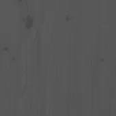 Поставка за дърва за огрев сива 60x25x100 см масивно дърво бор - Thumbnail 7