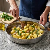 Тава инокс 32x5 см LUIGI FERRERO - Thumbnail 2