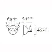 Двойна закачалка за баня Classico KAPITAN - Thumbnail 2