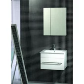 Комплект шкафове за баня с мивка и огледало - горен и долен - INTER CERAMIC - Thumbnail 1