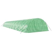 Оранжерия със стоманена рамка зелена 110 м² 22x5x2,3 м - Thumbnail 5