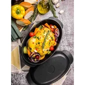 Овална тава с капак 4 л - Thumbnail 4