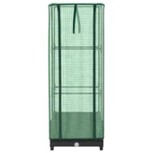 Повдигната леха с покривало, 40x40x123 см - Черен сандък - Thumbnail 4