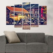 Ретро автомобил FORD - картина пано за стена - Thumbnail 3