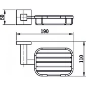 Сапунерка за баня Наоми ICA 2669 INTER CERAMIC - Thumbnail 2