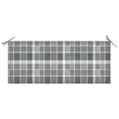 Стифираща градинска пейка с възглавница, 128,5 см, тик масив - VL3063293 - Thumbnail 5