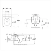 Тоалетна чиния Балта 3435 - Thumbnail 3