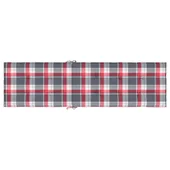 Възглавница за стол шезлонг червено каре (75+105)x50x4 см - VL314186 - Thumbnail 5