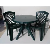 Градинска зелена маса Ø90см Лукс - Thumbnail 2