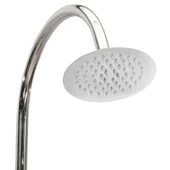 Градински душ, 75x75x210 см, тиково дърво масив - Thumbnail 8