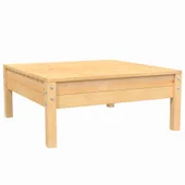 Градински комплект с възглавници, 3 части, борова дървесина масив - Thumbnail 4