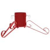 Метална стойка за коледна елха 58x58x21 см червена - Thumbnail 4