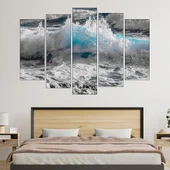 Вълни в океана - картина пано за стена - Thumbnail 3