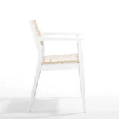 Градински стол PVC слонова кост Regnum NOVUSSI - Thumbnail 4