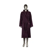 Халат за баня с качулка L тъмнолилав MIKA - Thumbnail 1