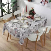 Коледна покривка за маса Скандинавски стил 150х180 см - Thumbnail 4