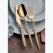 Комплект прибори 18 части Роза мат Istanbul HIRA - Thumbnail 1