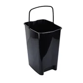 Кош за боклук с педал и вътрешна кофа 40 л металик VIOLET HOUSE - Thumbnail 2