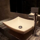 Мивка за баня Washbasin SC White 40x46x14 см AKROLITHOS - Thumbnail 1