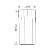 Надуваем дюшек за къмпинг 72x189x20 см INTEX - Thumbnail 4